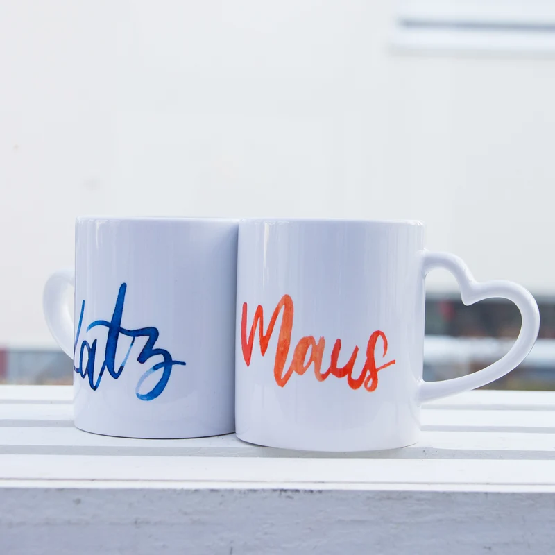 Partnertasse "Katz und Maus"