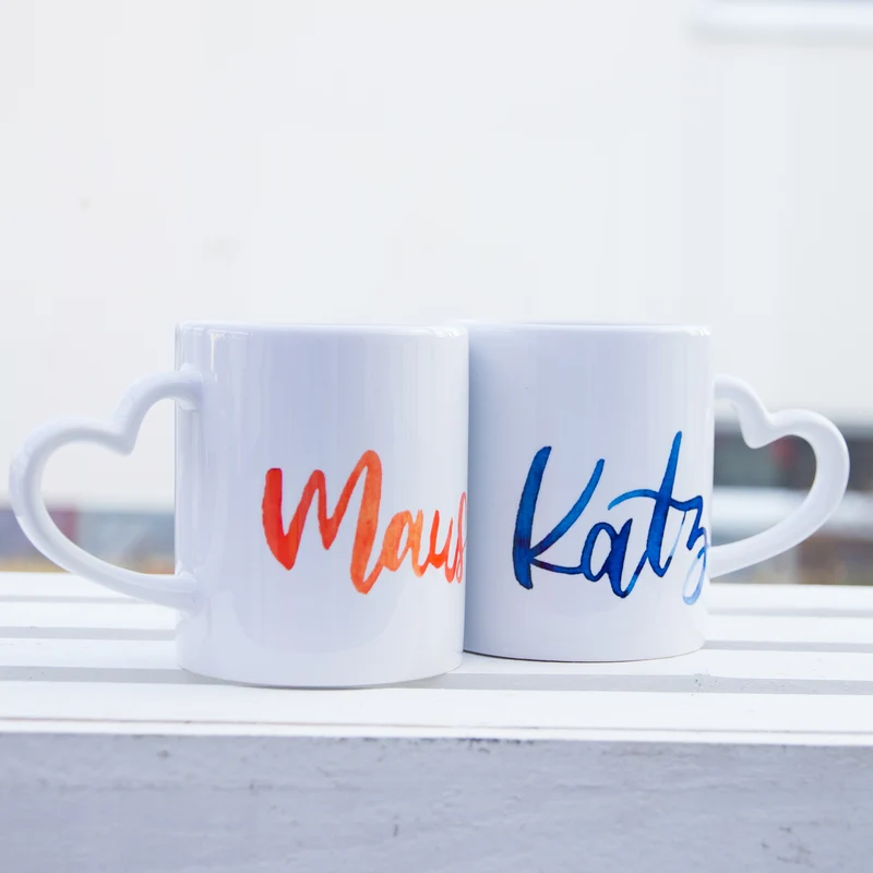 Partnertasse "Katz und Maus"