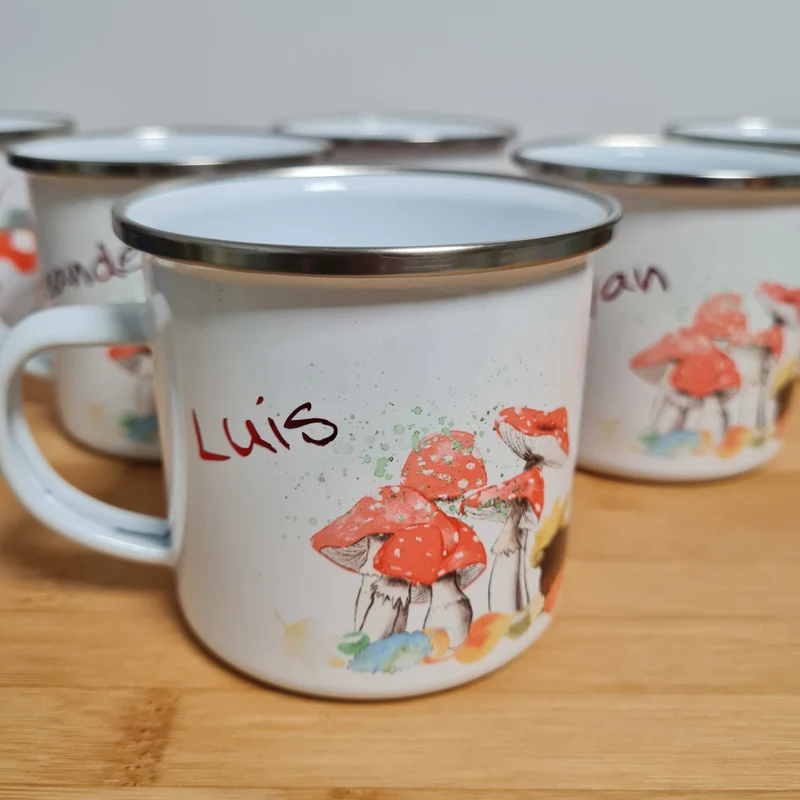 Emaille Tasse Kindertasse
