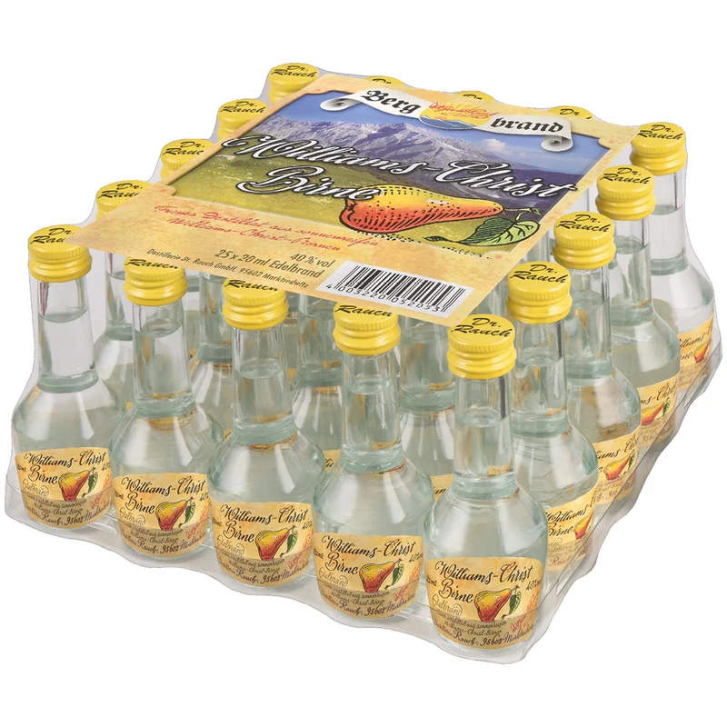 Rauch Bergbrand Williams-Christ-Birne 40% 25x 0,02 Liter