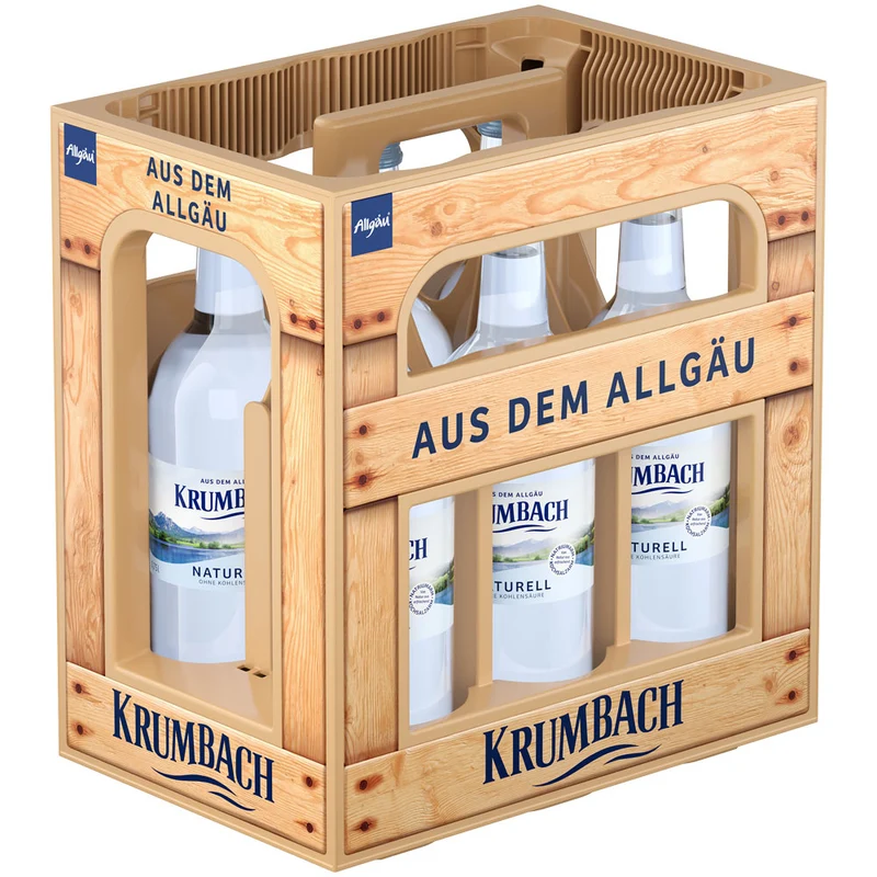 Krumbach Mineralwasser Naturell 6x 0,75 Liter (MEHRWEG)