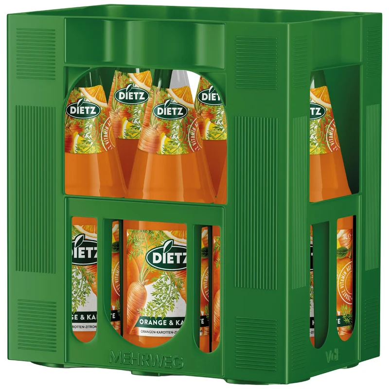 Dietz Orange & Karotte 6x 1 Liter (MEHRWEG)