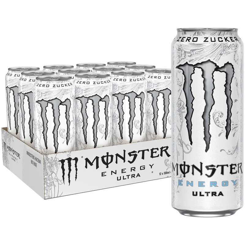 Monster Energy Ultra White Zuckerfrei 12x 0,5 Liter (EINWEG)
