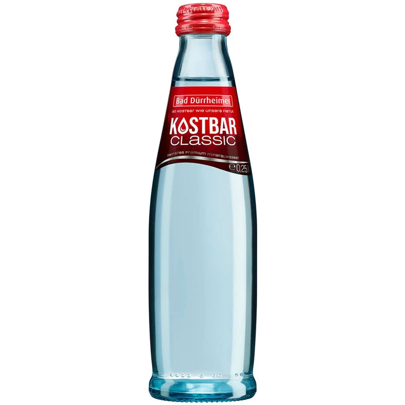 Bad Dürrheimer Kostbar Mineralwasser Classic Exklusiv 24x 0,25 Liter (MEHRWEG)