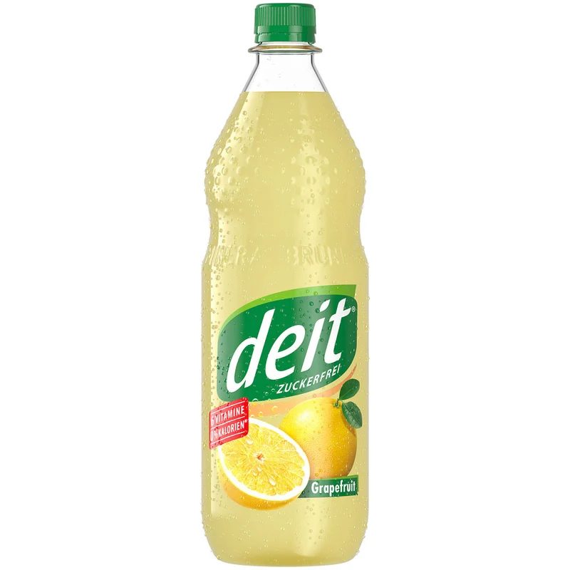 Deit Limonade Grapefruit PET 12x 1 Liter (MEHRWEG)