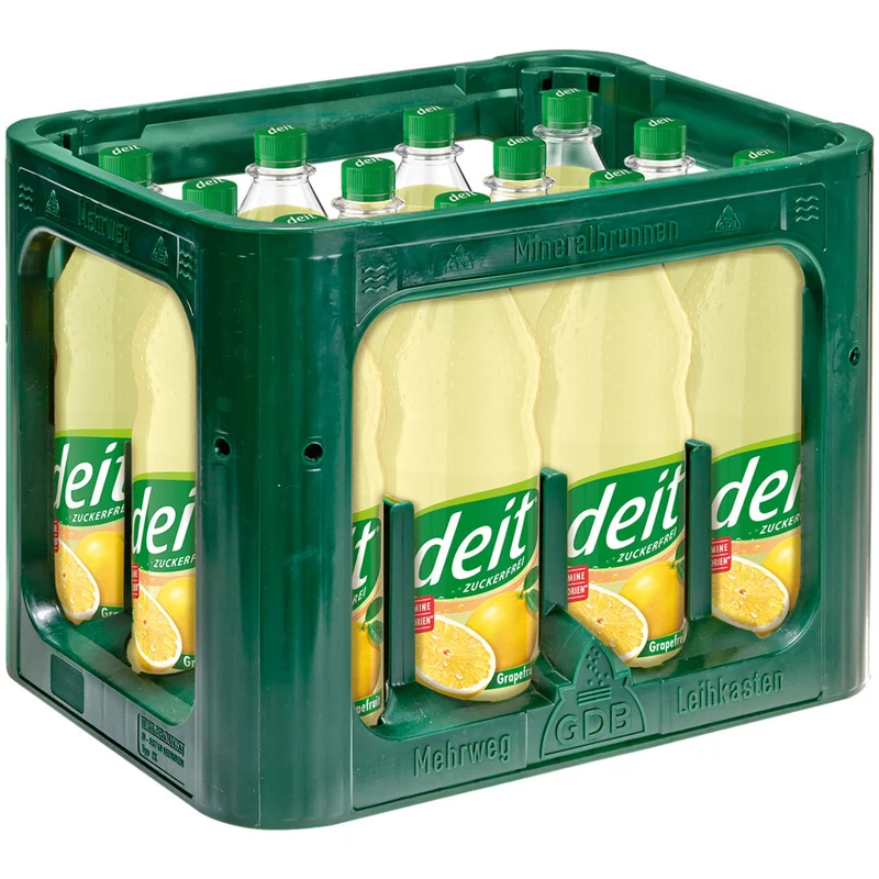 Deit Limonade Grapefruit PET 12x 1 Liter (MEHRWEG)