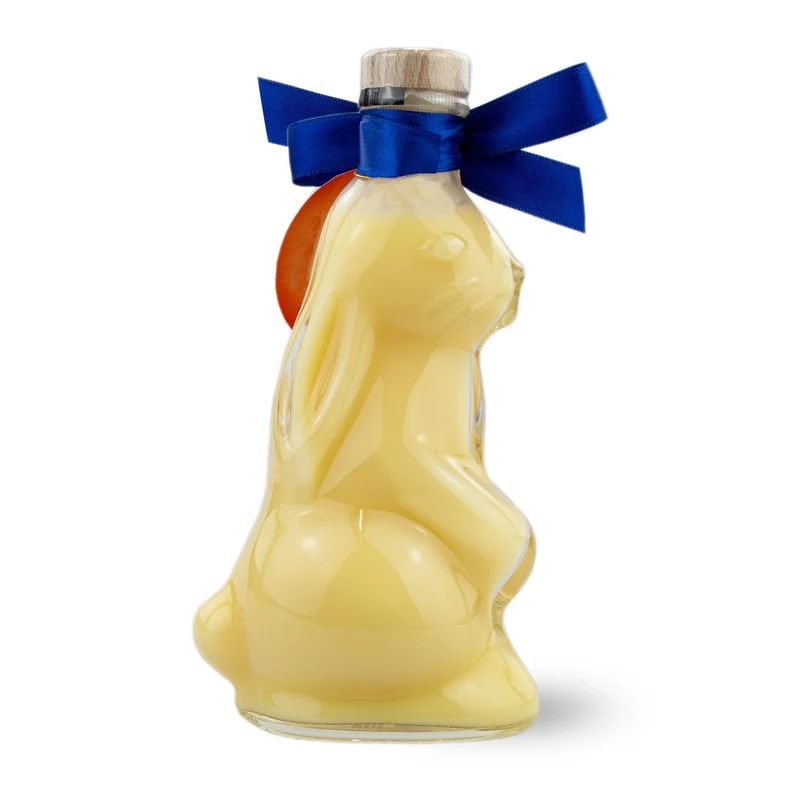 Eierlikör in der Hasen-Flasche