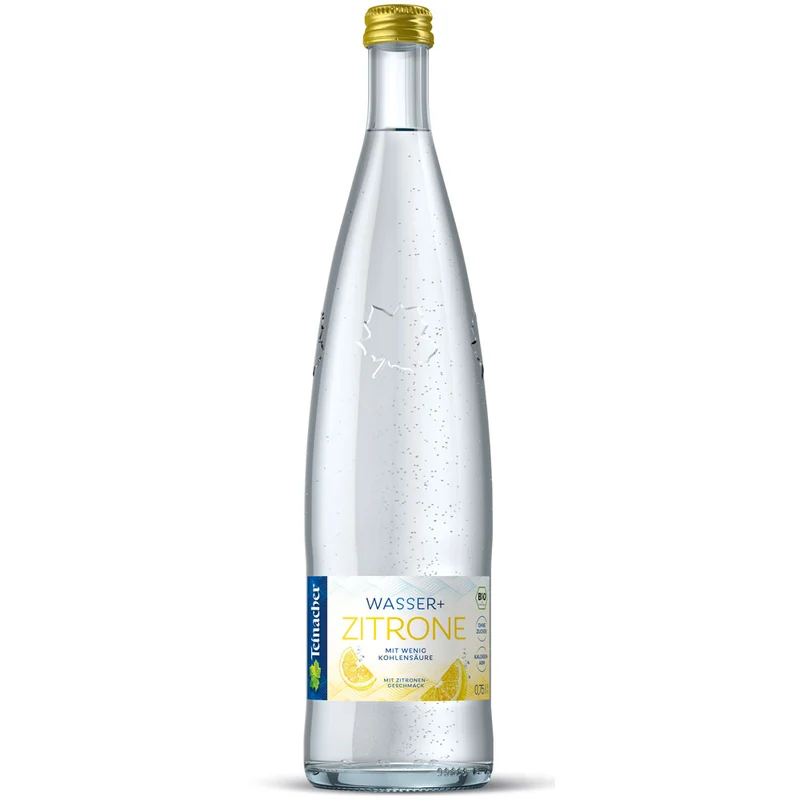 Teinacher Wasser + Zitrone 12x 0,75 Liter (MEHRWEG)