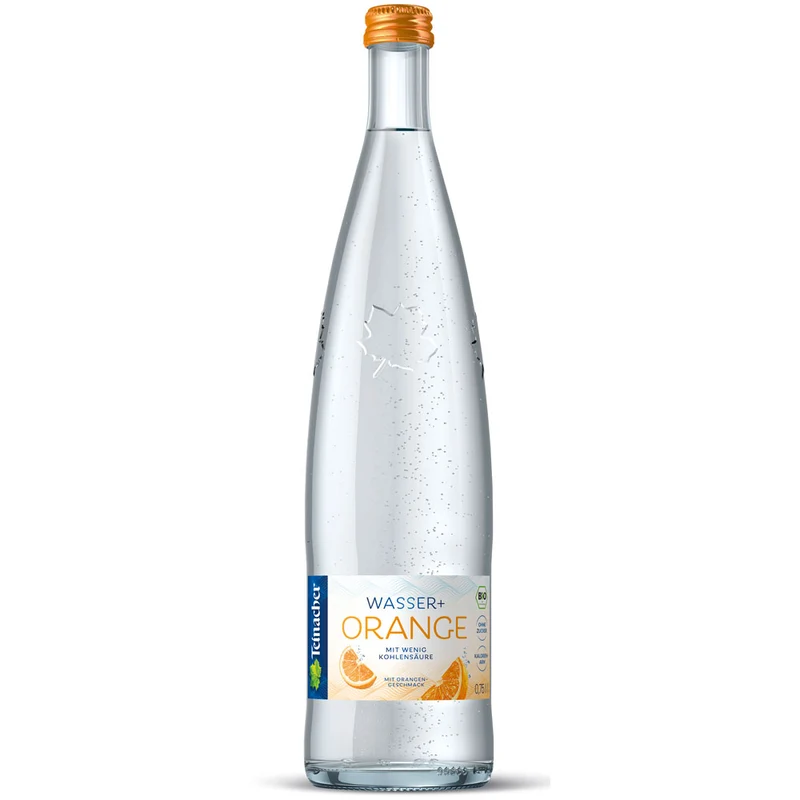 Teinacher Wasser + Orange 12x 0,75 Liter (MEHRWEG)