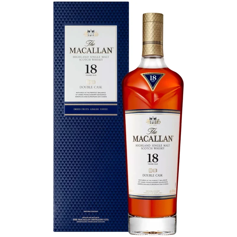 The Macallan 18 Jahre Double Cask Single Malt Scotch Whisky 43% 0,7 Liter
