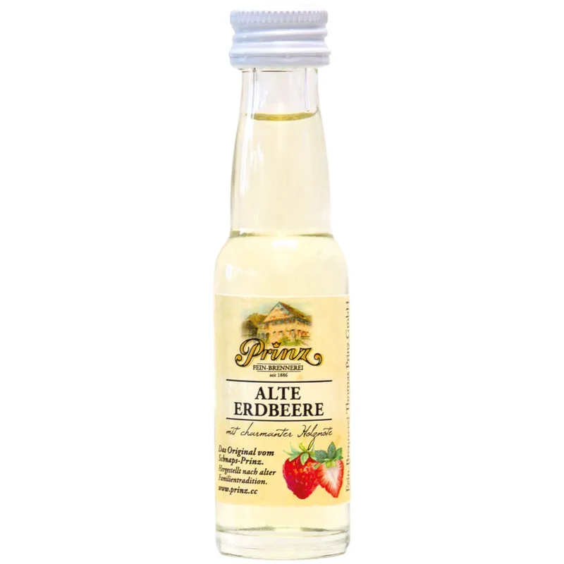 Prinz Alte Erdbeere 41% 0,02 Liter