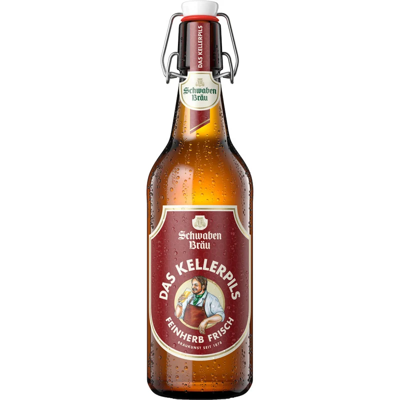 Schwaben Bräu Kellerpils Bügel 20x 0,5 Liter (MEHRWEG)