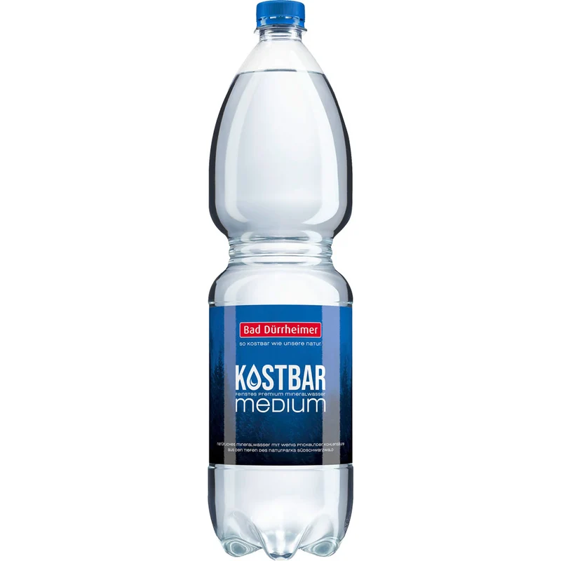 Bad Dürrheimer Kostbar Mineralwasser Medium PET 6x 1,5 Liter (EINWEG)