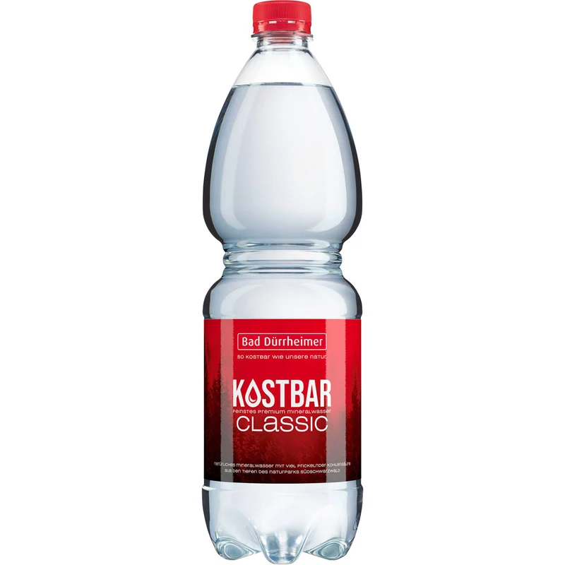 Bad Dürrheimer Kostbar Mineralwasser Classic PET 9x 1 Liter (EINWEG)