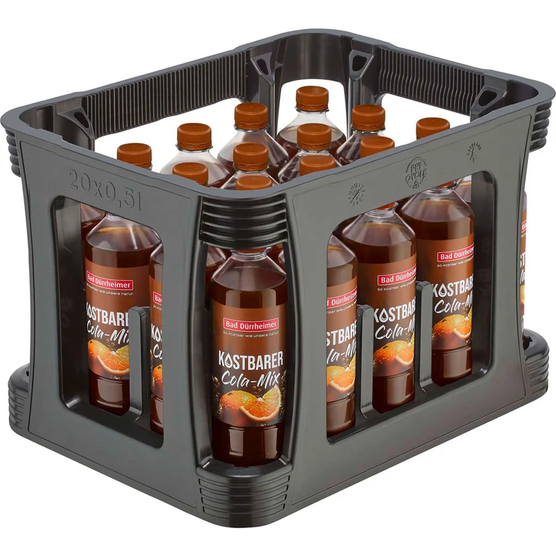 Bad Dürrheimer Kostbarer Cola-Mix PET 20x 0,5 Liter (EINWEG)