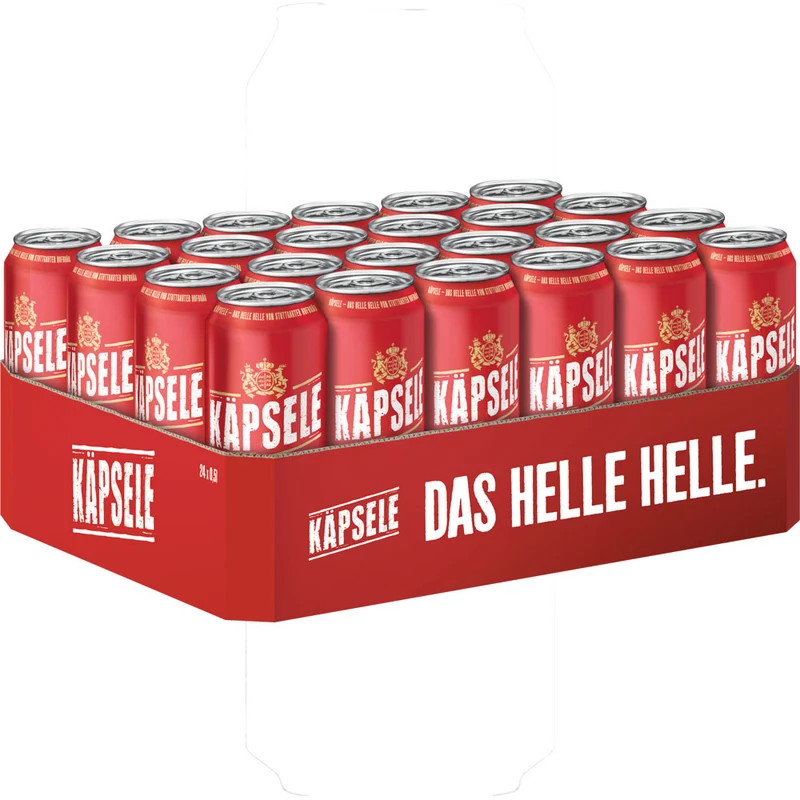 Stuttgarter Hofbräu Käpsele Helles Dose 24x 0,5 Liter (EINWEG)