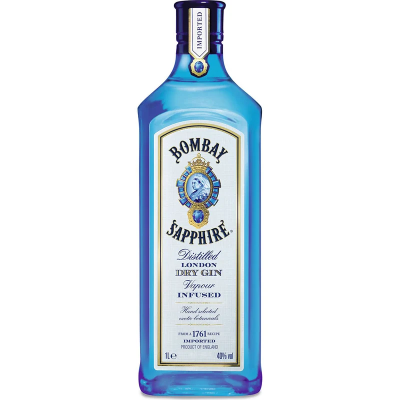 Bombay Sapphire London Dry Gin 40% 1 Liter