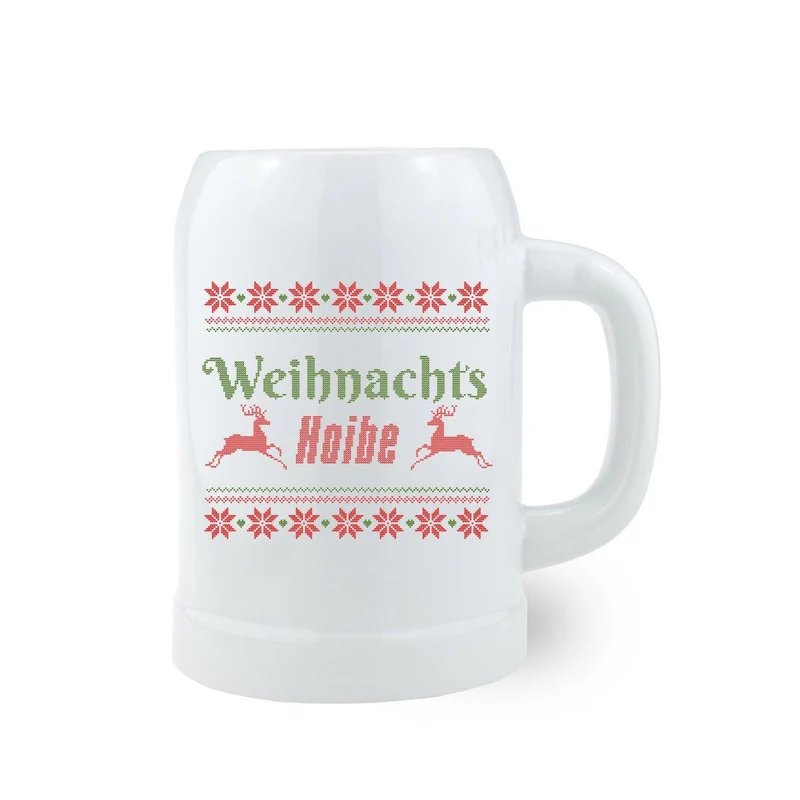 Bierkrug "Weihnachts Hoibe"