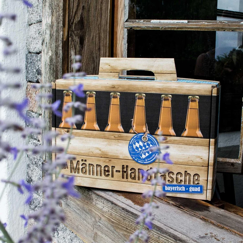 Bier-Geschenk "Männer-Handtasche"