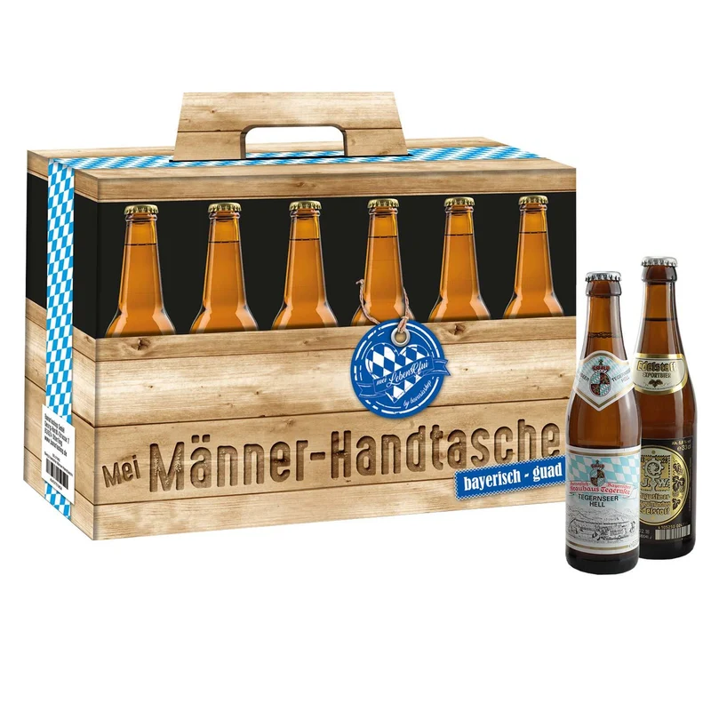 Bier-Geschenk "Männer-Handtasche"