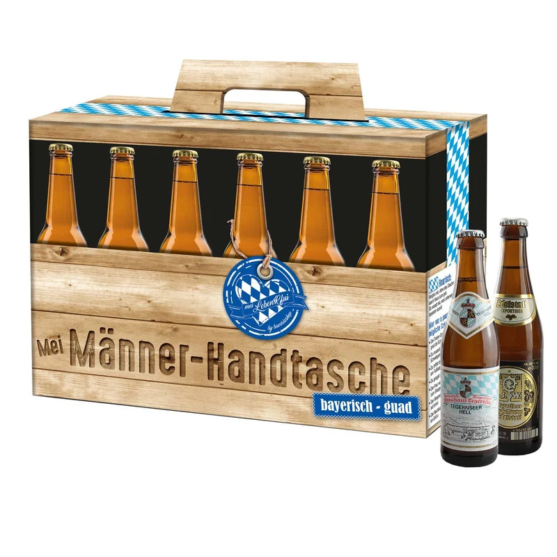 Bier-Geschenk "Männer-Handtasche"