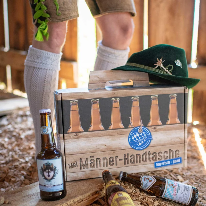 Bier-Geschenk "Männer-Handtasche"