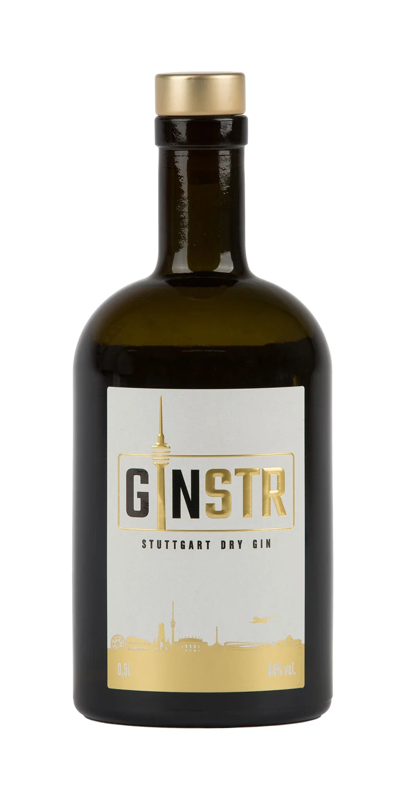 GINSTR Stuttgart Dry Gin 44% 0,5 Liter