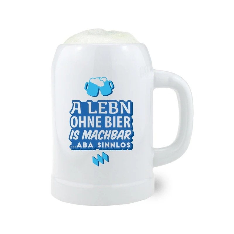 Bayerischer Bierkrug ohne Bier