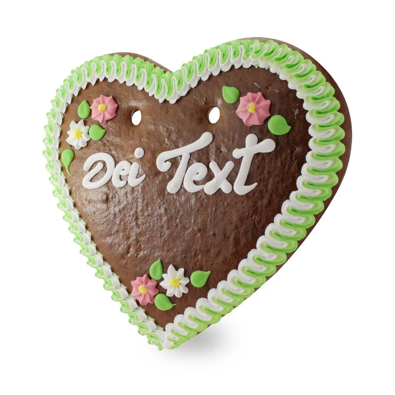 Lebkuchenherz mit Wunschtext