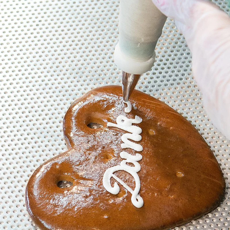 Lebkuchenherz mit Wunschtext