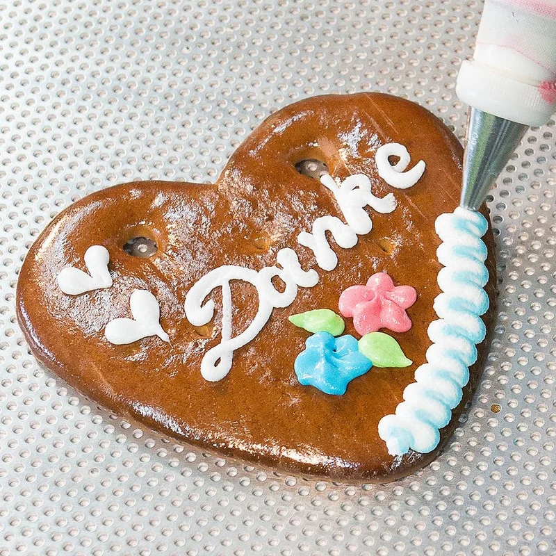 Lebkuchenherz mit Wunschtext