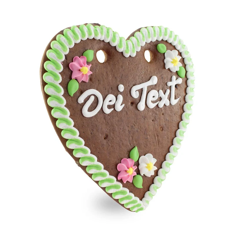 Lebkuchenherz mit Wunschtext