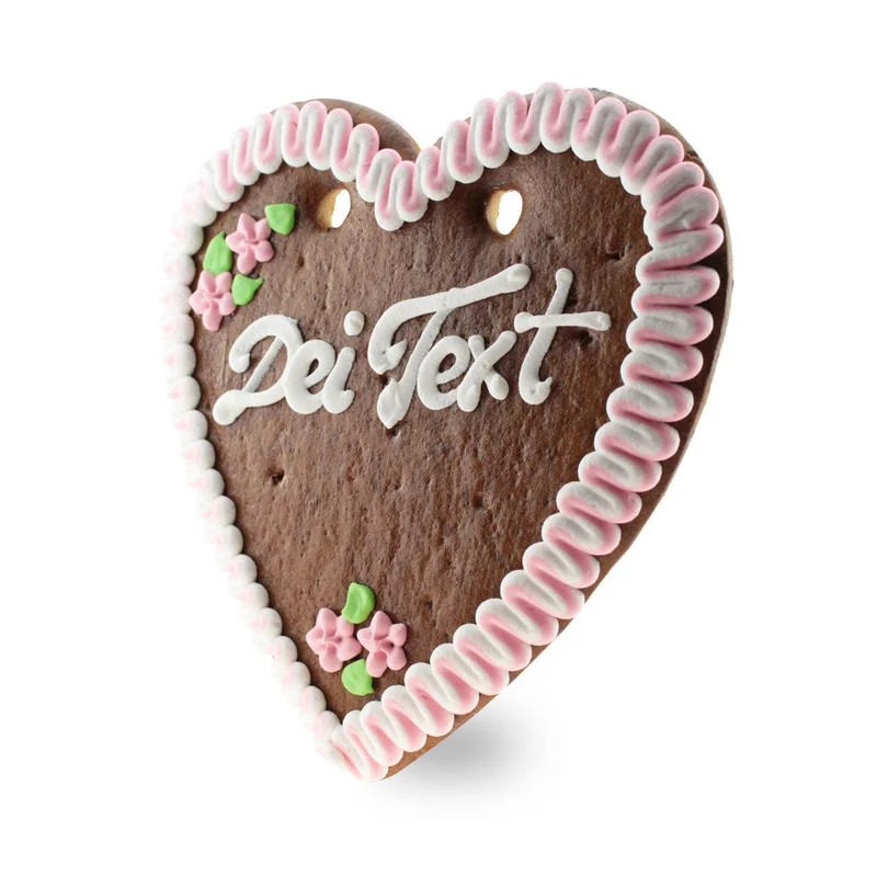Lebkuchenherz mit Wunschtext