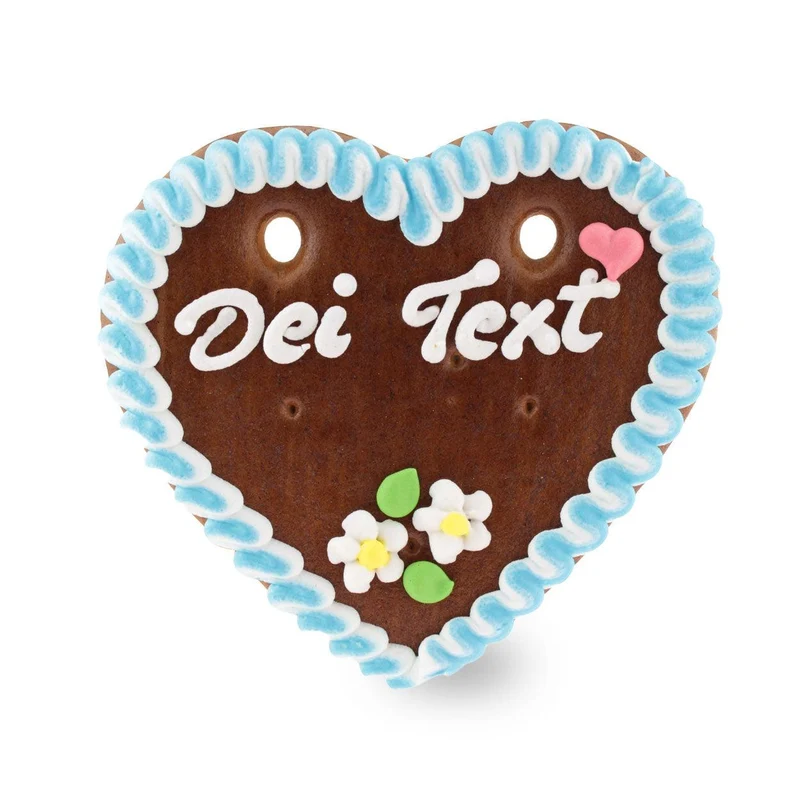 Lebkuchenherz mit Wunschtext