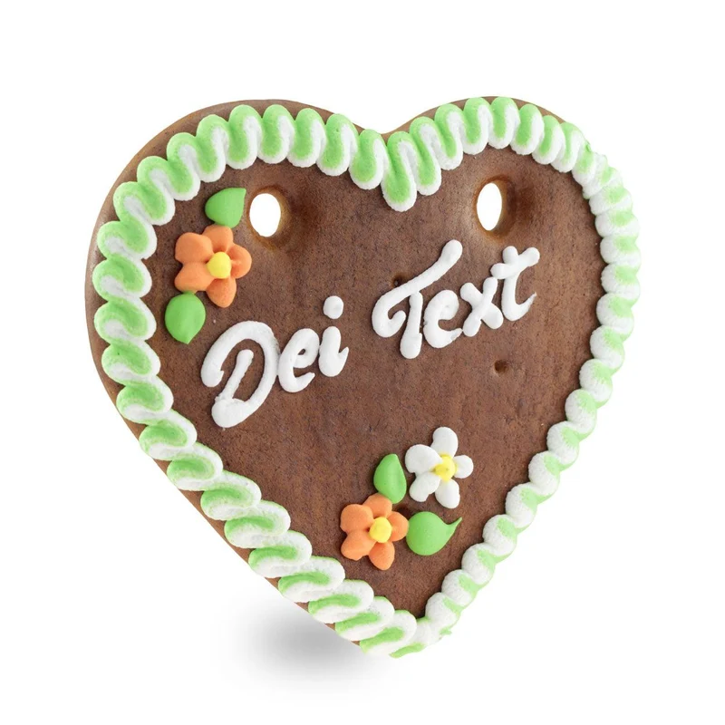 Lebkuchenherz mit Wunschtext