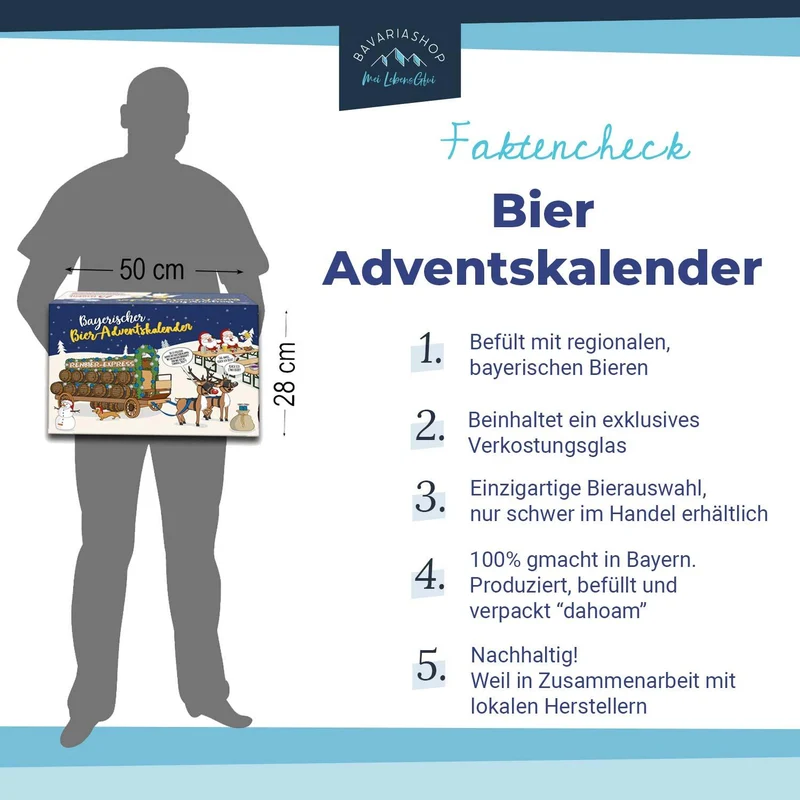 Bayerischer Bier Adventskalender für Männer
