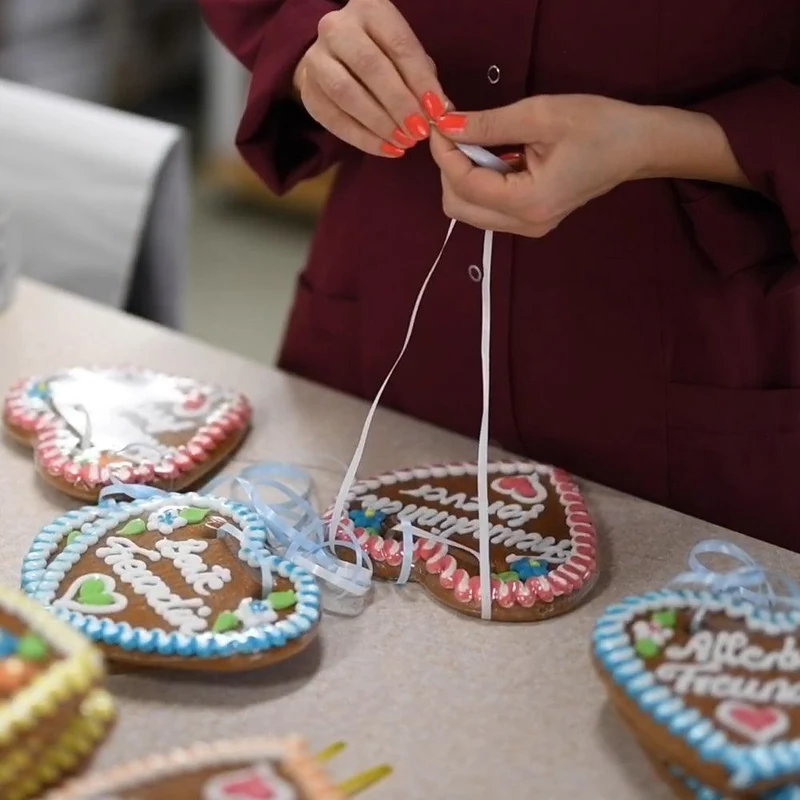 Lebkuchenherz mit Wunschtext