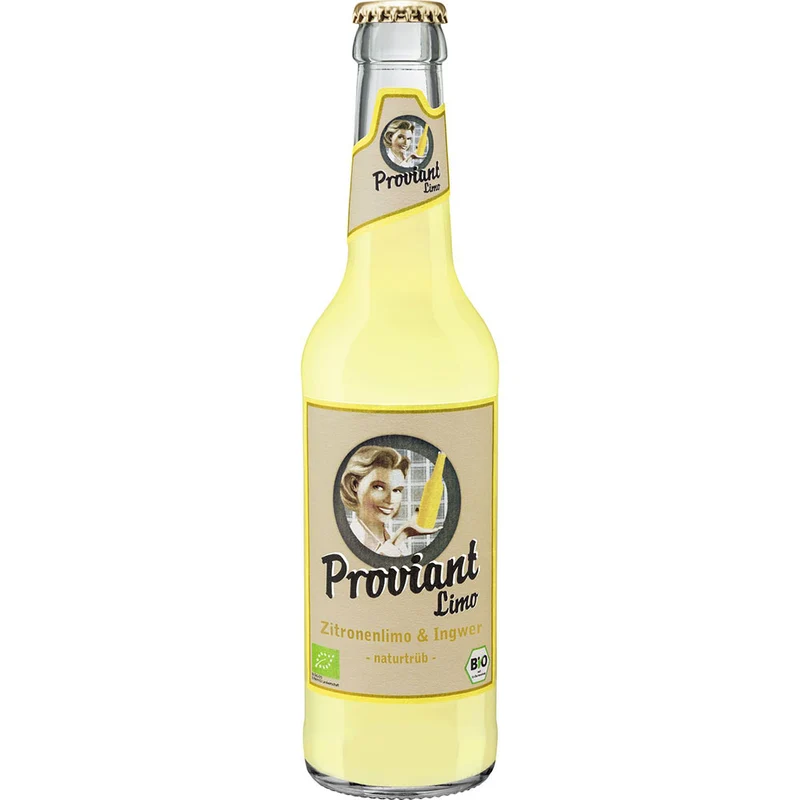 Proviant Zitronen & Ingwer naturtrüb Bio 24x 0,33 Liter (MEHRWEG)
