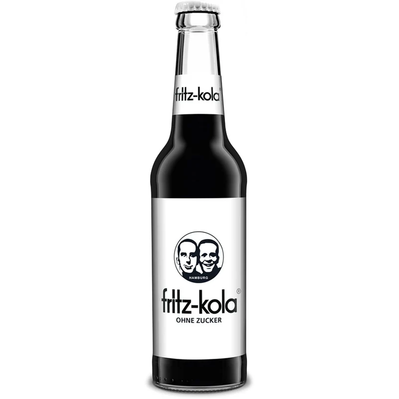 Fritz Kola ohne Zucker 24x 0,33 Liter (MEHRWEG)