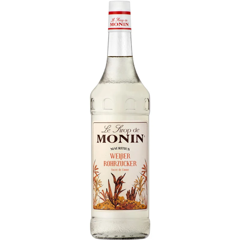 Monin Weißer Rohrzucker Sirup 1 Liter