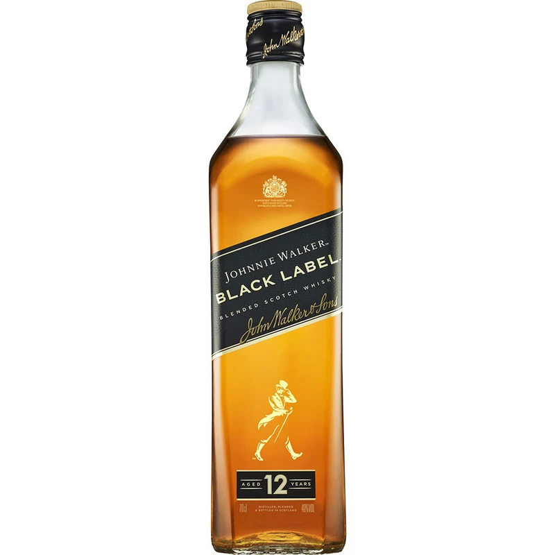 Johnnie Walker Black Label Blended Scotch Whisky 40% 0,7 Liter