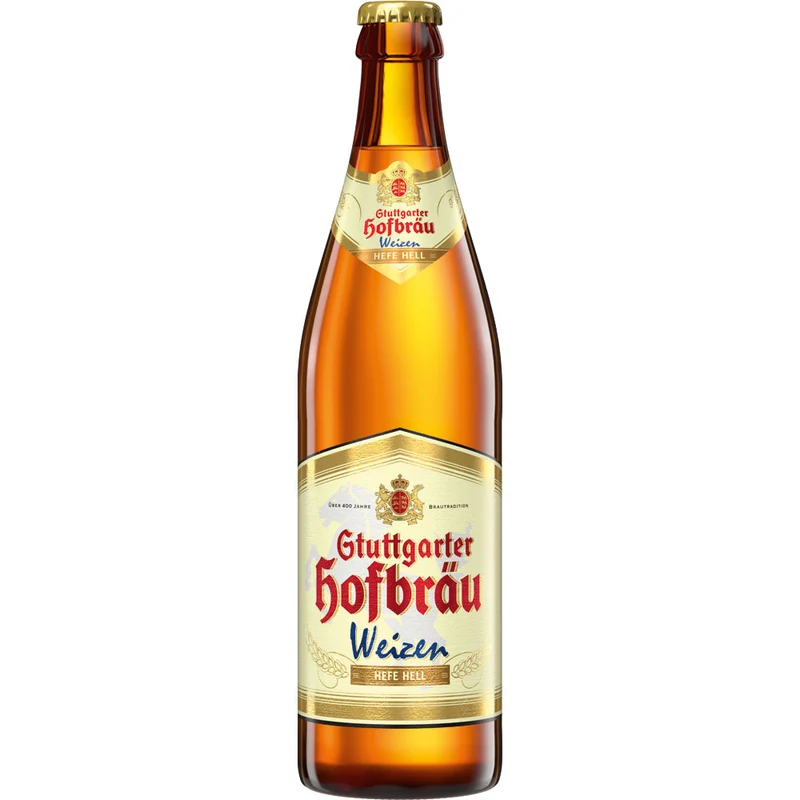 Stuttgarter Hofbräu Hefe Weizen Hell 20x 0,5 Liter (MEHRWEG)