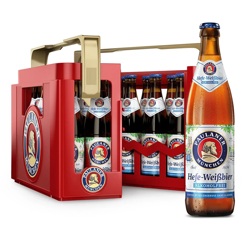 Paulaner Hefe-Weißbier Alkoholfrei 20x 0,5 Liter (MEHRWEG)