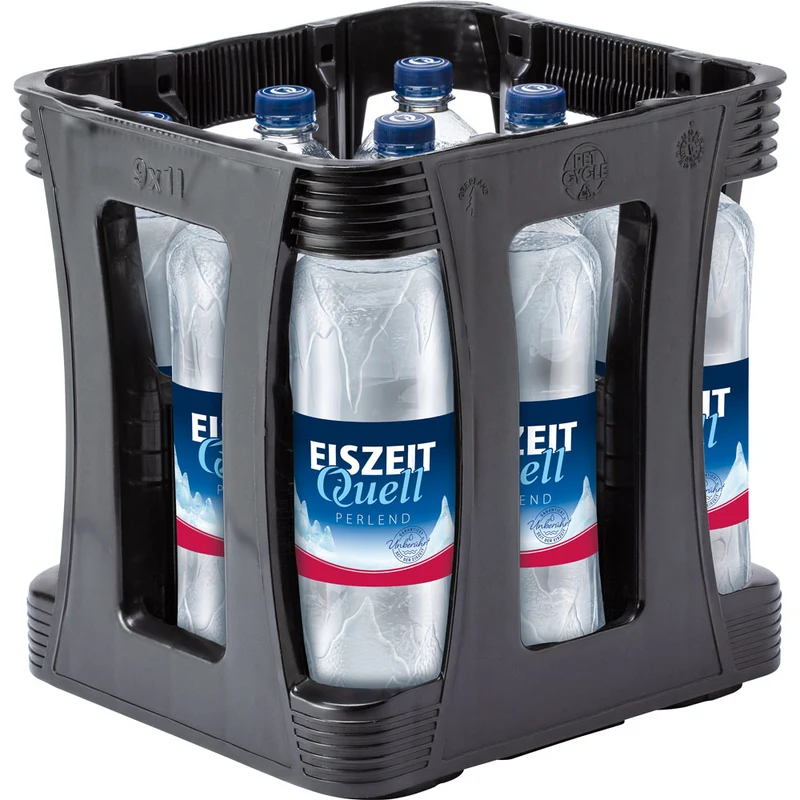 EiszeitQuell Perlend PET 9x 1 Liter (EINWEG)