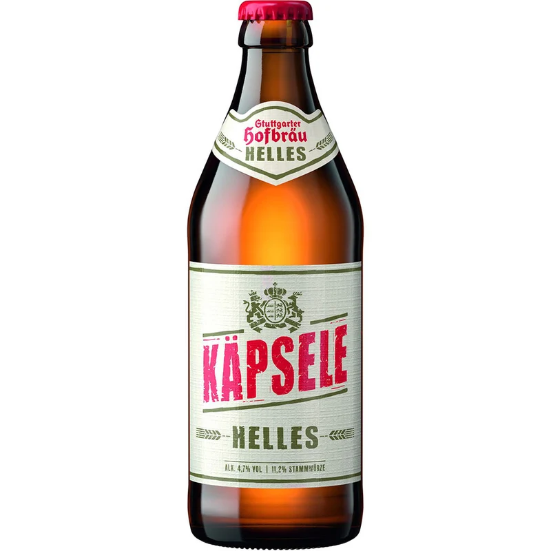 Stuttgarter Hofbräu Käpsele Helles 20x 0,33 Liter (MEHRWEG)