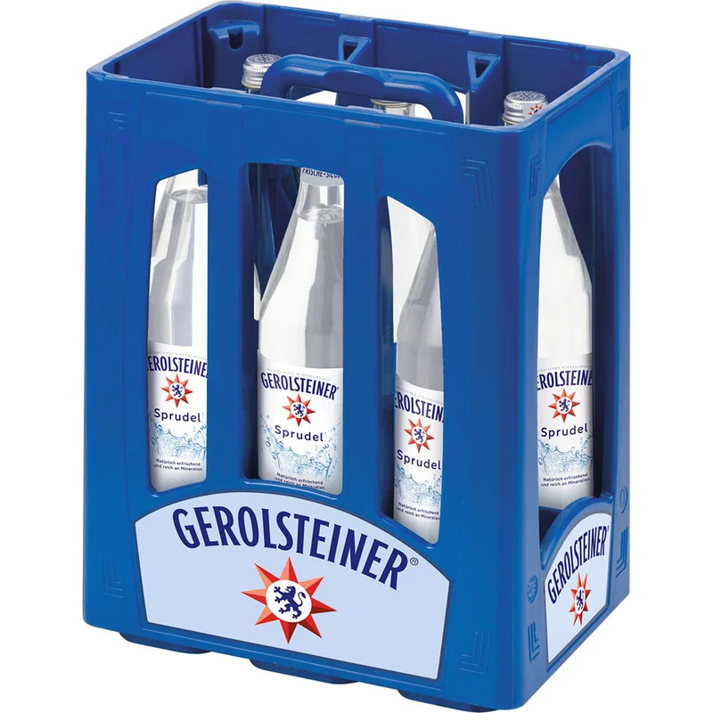 Gerolsteiner Mineralwasser Sprudel 6x 1 Liter (MEHRWEG)
