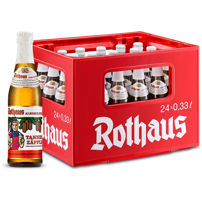 Rothaus Alkoholfreies Zäpfle 24x 0,33 Liter (MEHRWEG)