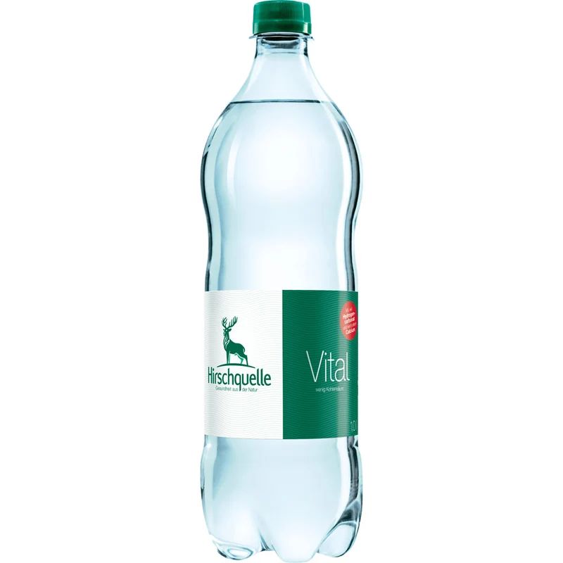 Hirschquelle Vital 9x 1 Liter PET (EINWEG)