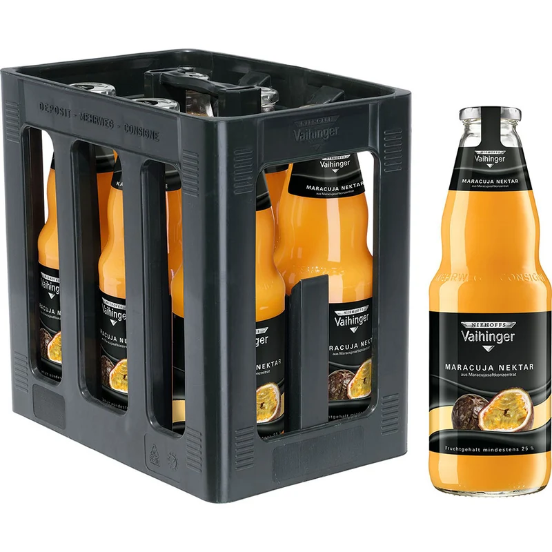 Vaihinger Maracuja Nektar 6x 1 Liter (MEHRWEG)