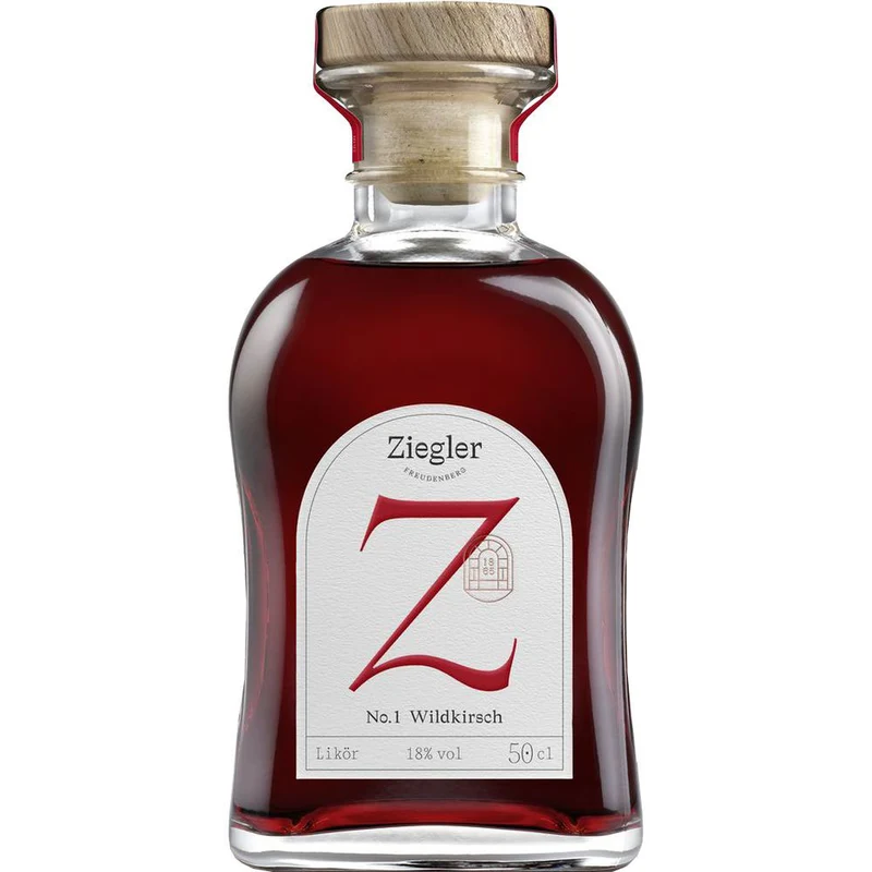 Ziegler No.1 Wildkirsch Likör 18% 0,5 Liter